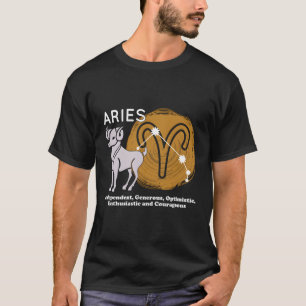 Camiseta Aries Facts Aries Zodiac Sinal Aries King