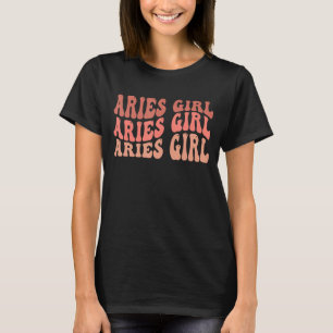 Camiseta Aries Girl March Birthday