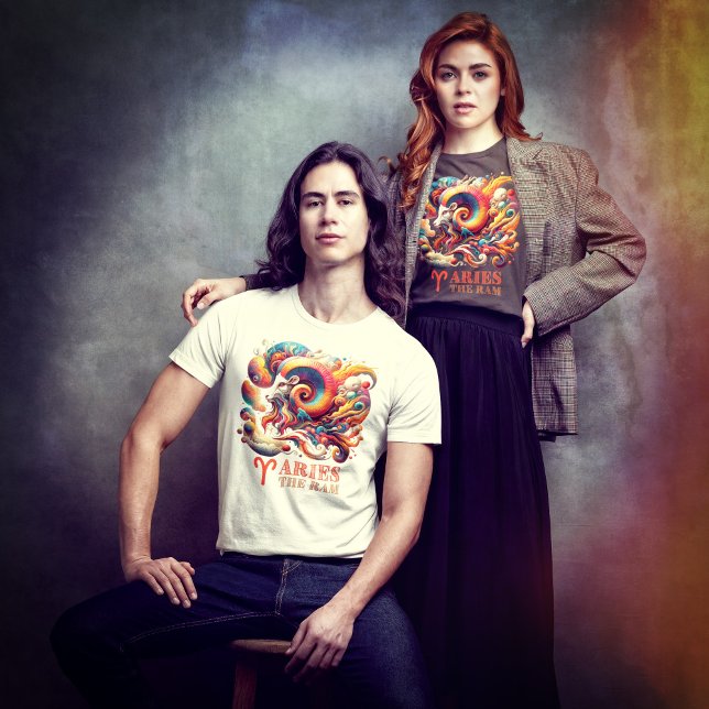Camiseta Aries O Ram Zodiac Sinal (Criador carregado)
