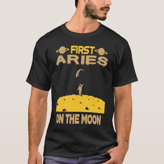 Camiseta Aries On The Moon (Frente)