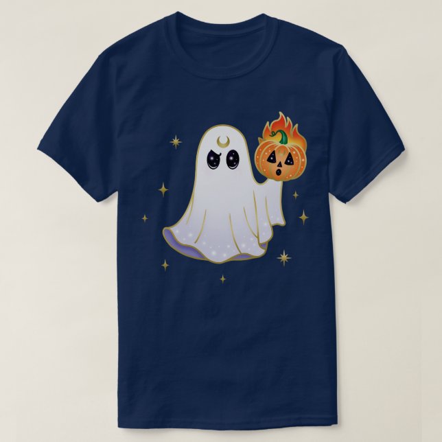 Camiseta Aries Pumpkin Ghost (Frente do Design)