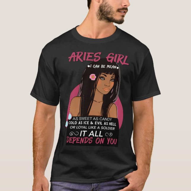 Camiseta Aries Sign  for Women (Frente)