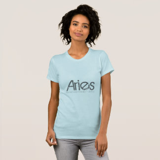 Camiseta Aries Tee-shirt Em Nascer Azul Claro Em Março