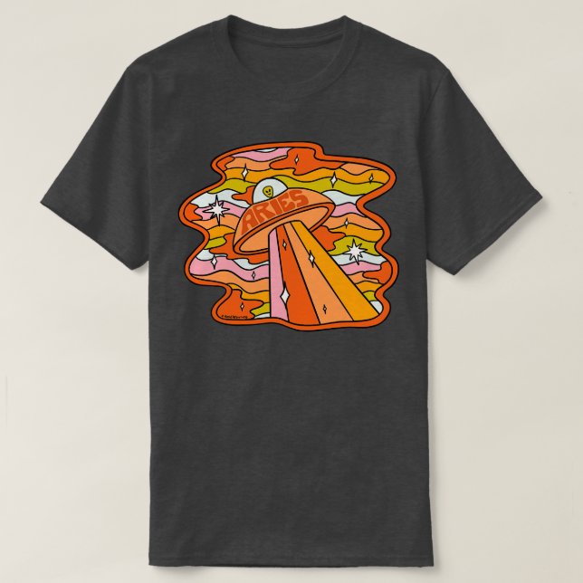 Camiseta Aries UFO (Frente do Design)