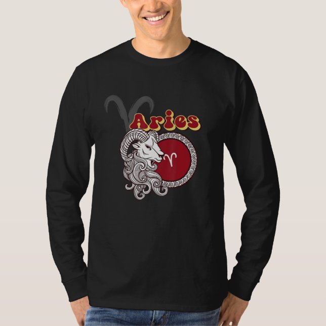 Camiseta Aries Zodiac Sign (Frente)