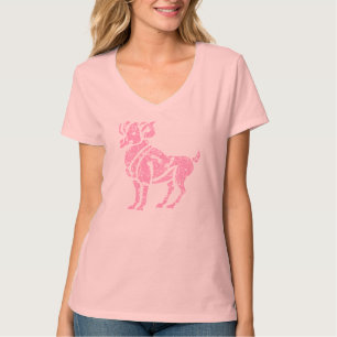 Camiseta Aries Zodiac Sign Grunge 21 de março - 19 de abri