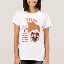 Aries Zodiac Sign T-Shirt