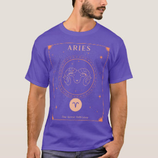 Camiseta Aries Zodiac - Sinal de Horoscópio Astrology Tarot