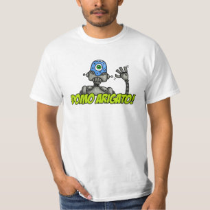 Camiseta arigato do domo (Sr. roboto)