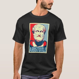 Camiseta Aristóteles Estilo Poster grego antigo Pop