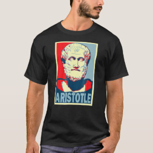 Camiseta Aristóteles Estilo Poster grego antigo Pop