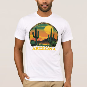 Camiseta Arizona Adventure T-Shirt   Desert Vibes & Cactus