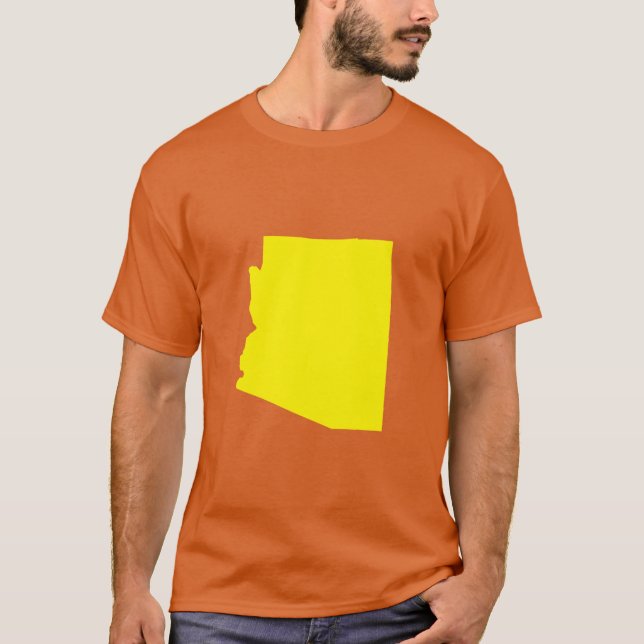 Camiseta Arizona Amarelo (Frente)