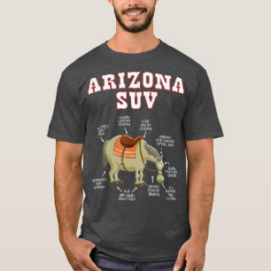 Camiseta Arizona AZ SUV Cavalo Piada Engraçado Mule Souven