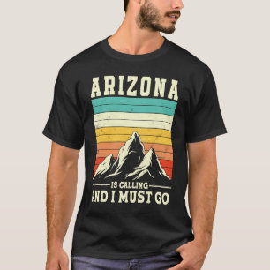 Camiseta Arizona chama EUA Estado do Grand Canyon Phoenix