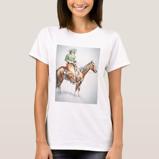 Camiseta Arizona Cowboy, 1901 (giz no papel) (Frente)