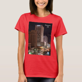 Camiseta Arizona de Phoenix no Skyscrapens Noturnos Mulhere