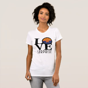 Camiseta Arizona de surpresa de AMOR (impressão frontal)