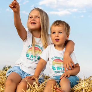 Camiseta Arizona Desert Cactus Sunset Custom Trip Kids