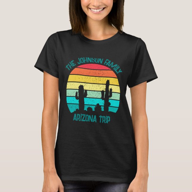 Camiseta Arizona Desert Cactus Sunset Trip Kids  (Frente)