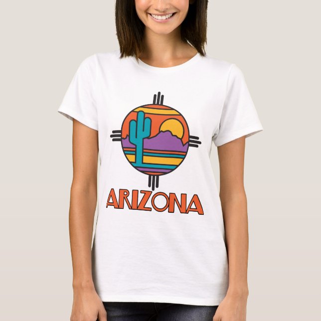 Camiseta Arizona Desert Mandala (Frente)