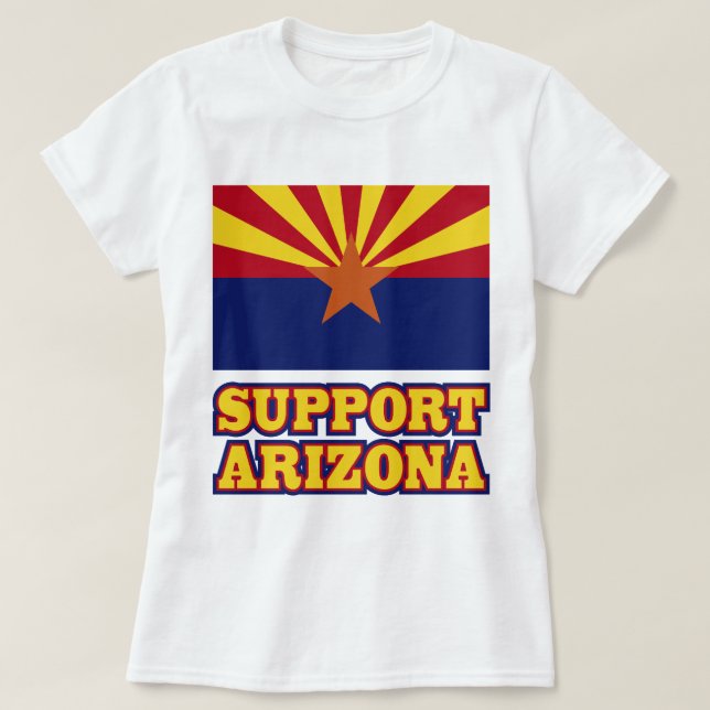 Camiseta Arizona do apoio (Frente do Design)