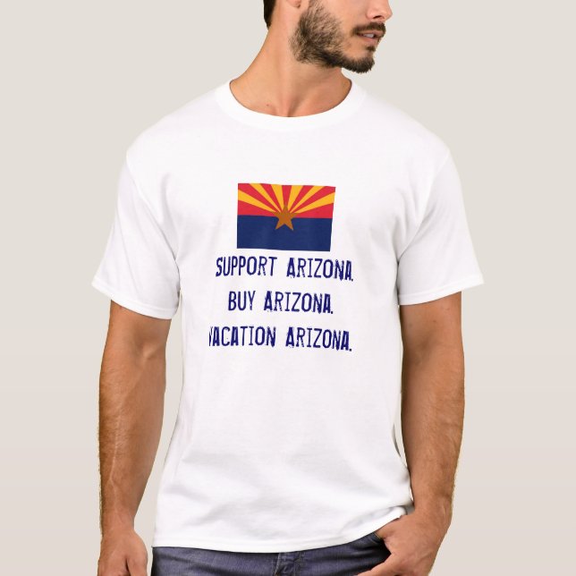 Camiseta Arizona do apoio, TShirt da arizona do comprar (Frente)