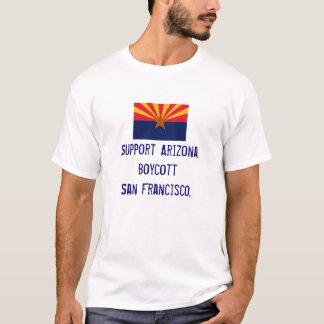Camiseta Arizona do apoio, TShirt de San Fran do boicote