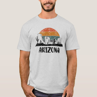 Camiseta Arizona do deserto Homens Retroativos