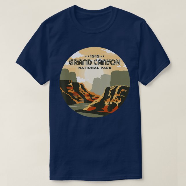 Camiseta Arizona do Grand Canyon National Park North Rim (Frente do Design)