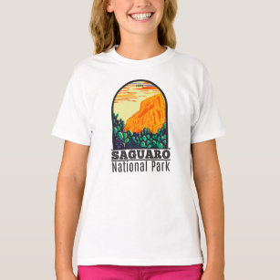 Camiseta Arizona do Parque Nacional do Saguaro, Picly Pear 