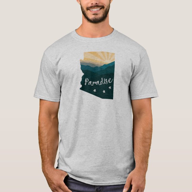 Camiseta Arizona Está Paraíso (Frente)