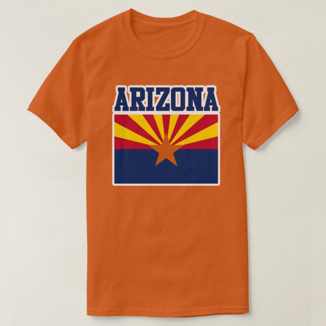 Camiseta Arizona Estado Sinalizador T-Shirt (Frente do Design)