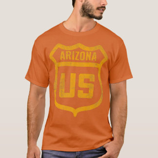 Camiseta Arizona - Estrada dos EUA com enxerto de pele em p