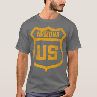 Camiseta Arizona - Estrada dos EUA com enxerto de pele em p