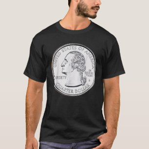 Camiseta Arizona EUA Quarter Dollar EUA Estados Unidos