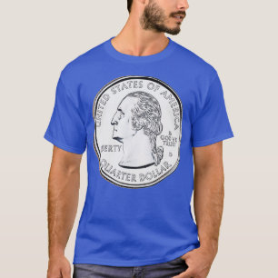 Camiseta Arizona EUA Quarter Dollar T America EUA