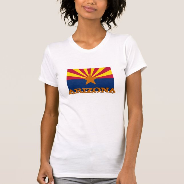 Camiseta Arizona Flag Tee, Patriots USA, Love Arizona (Frente)