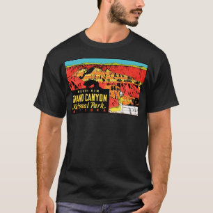 Camiseta Arizona Grand Canyon Viagens vintage do Parque Nac