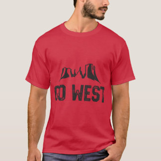 Camiseta Arizona Hiking Shirt Go West American Vacation Red