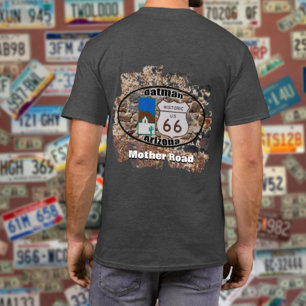 Camiseta Arizona histórica da Rota 66 Mãe Road Oatman