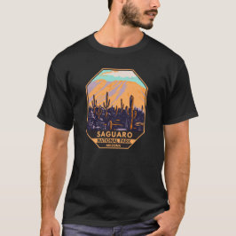 Camiseta Arizona Nacional do Parque Saguaro Wasson Peak Vin