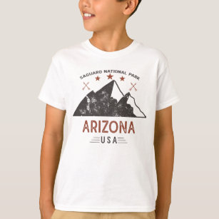 Camiseta Arizona Nacional do Parque Vintage Saguaro