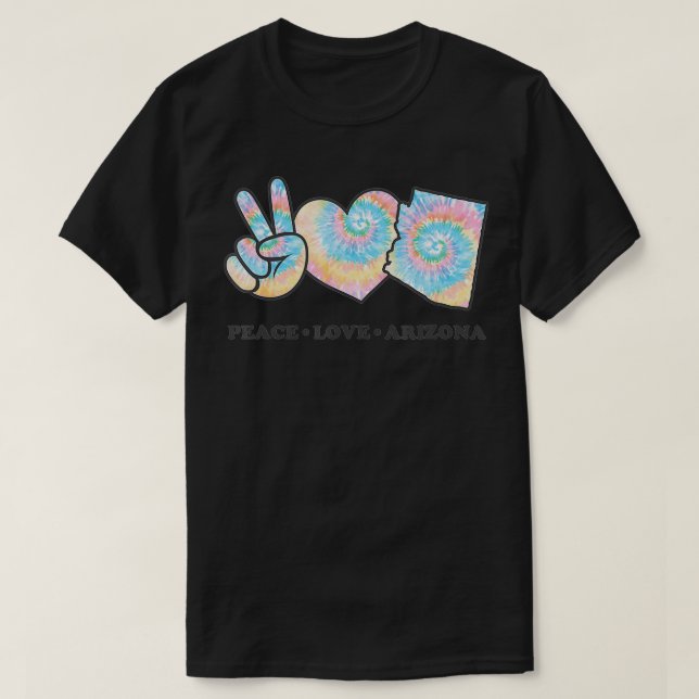 Camiseta Arizona Peace Love (Frente do Design)