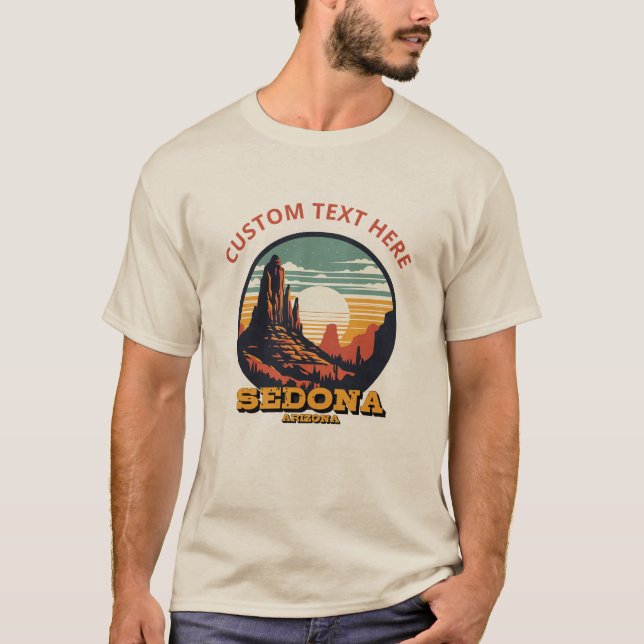 Camiseta Arizona Personalizada Sedona Personalizada (Frente)