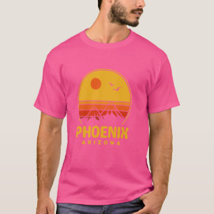 Camiseta Arizona Phoenix AZ Cactus Desert Mounts Retro S