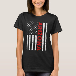 Camiseta Arizona Pride Retro Vintage Old American Flag