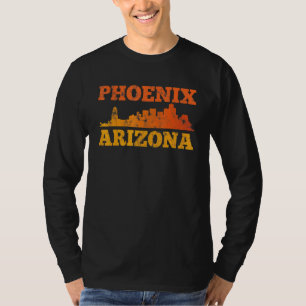 Camiseta Arizona Retro Vintage Sunset Skyline 1