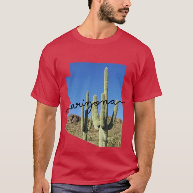 Camiseta Arizona Saguaros Superdimensionado (Frente)