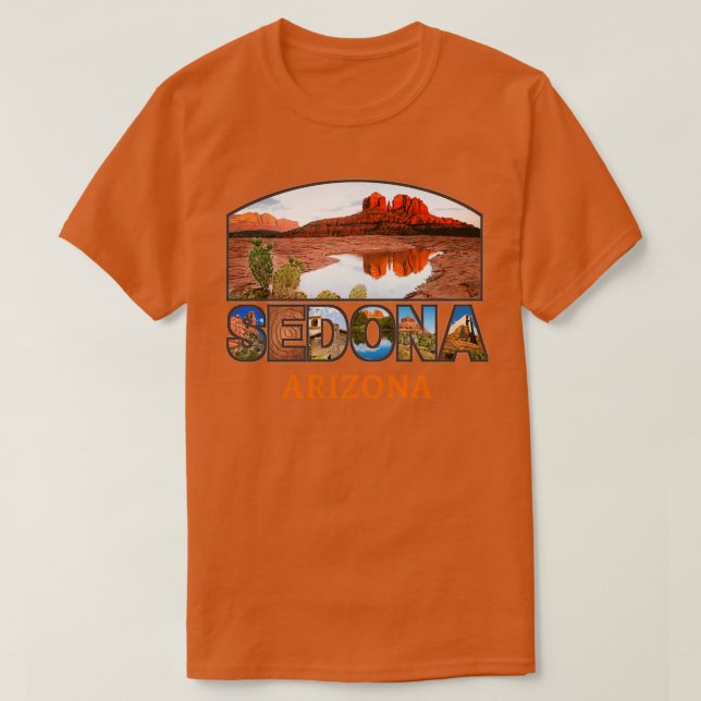 Camiseta Arizona Sedona (Frente do Design)